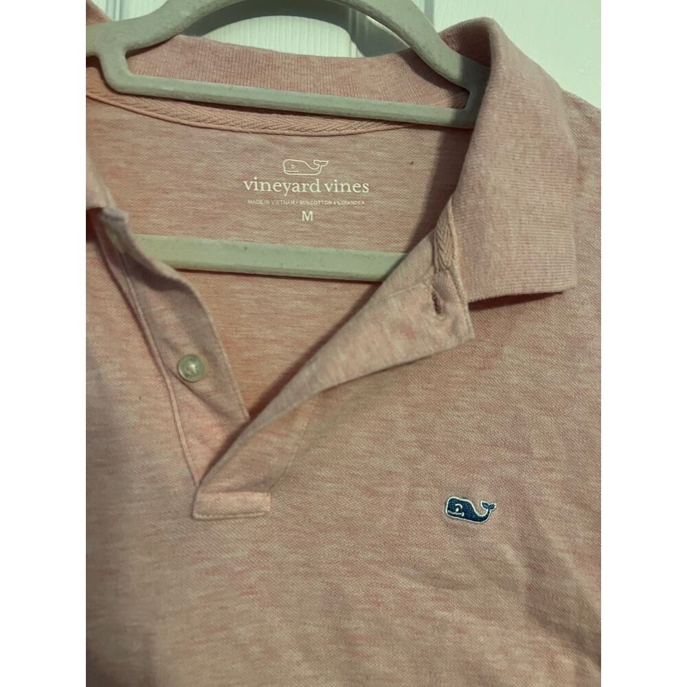 Vineyard Vines Men's Polo Shirt – Size Medium – Pink - Picture 2 of 3